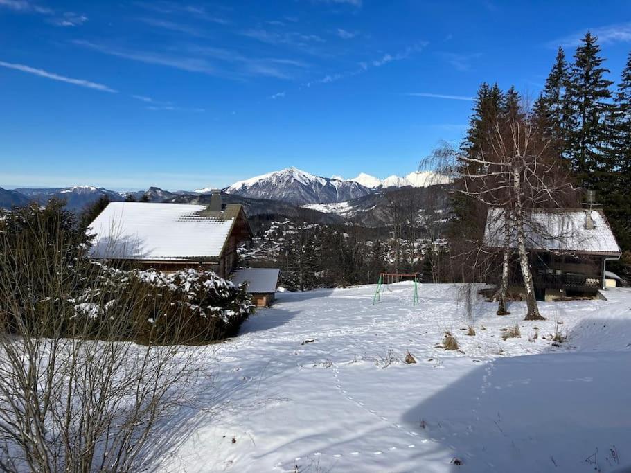 Chalet Mitoyen 6 Personnes Villa Les Carroz d'Araches Eksteriør billede